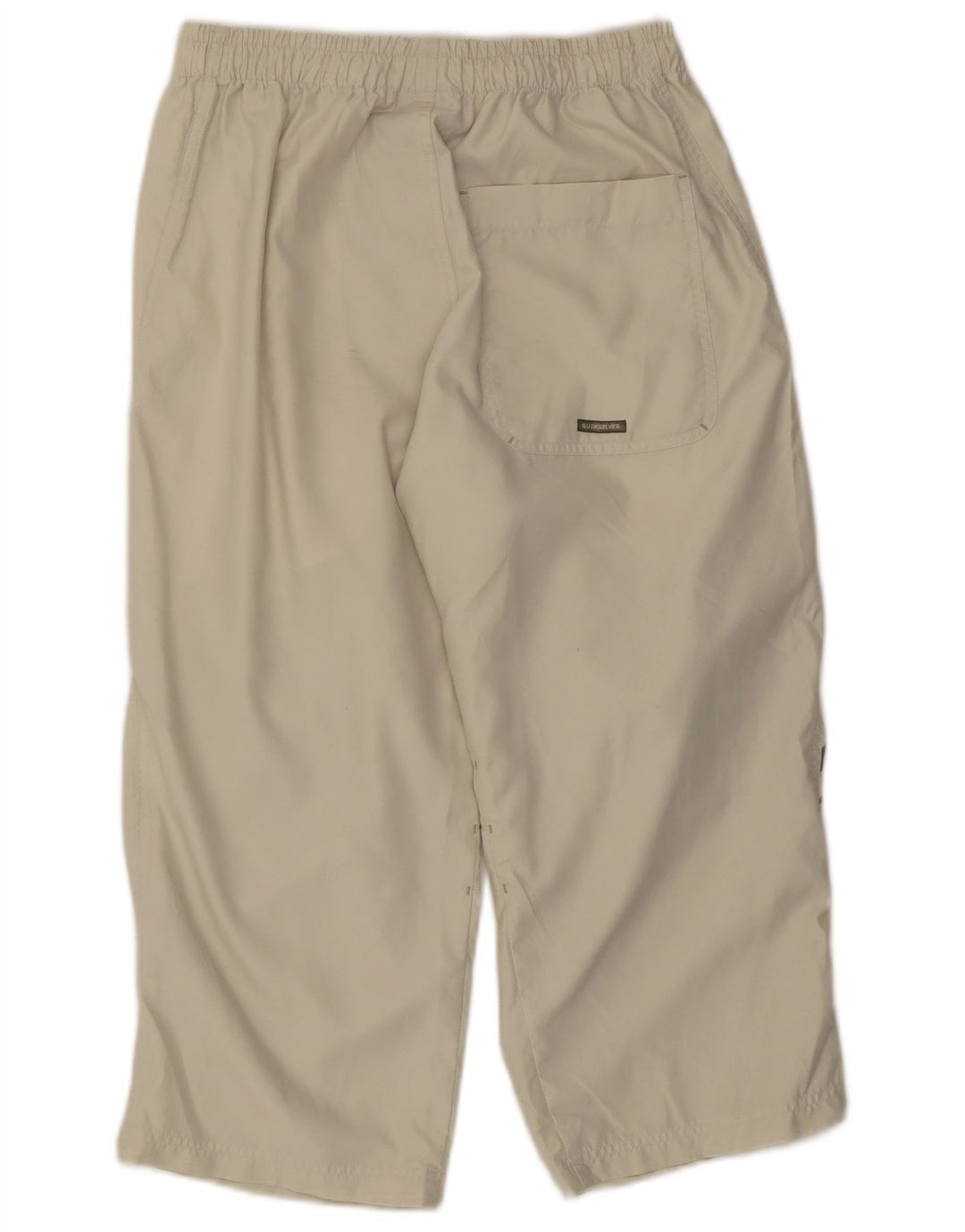 Quiksilver Hombre Graphic Capri Chándal Pantalones Pequeños Poliéster Beige
