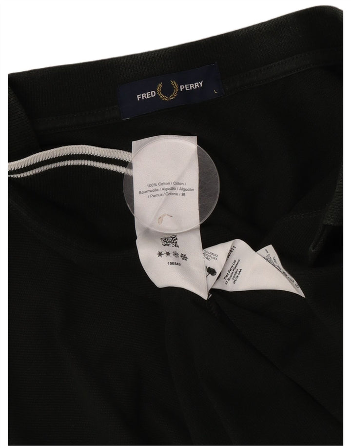 Polo Fred Perry Hombre Grande Caqui Algodón