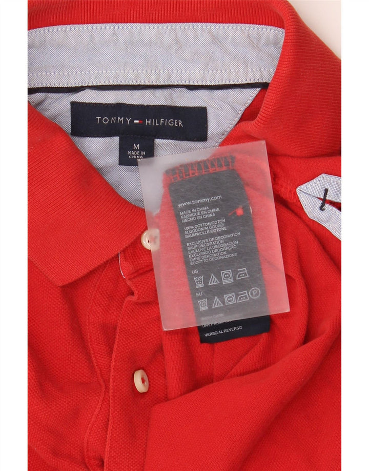 Polo Tommy Hilfiger Hombre Algodón Rojo Medio