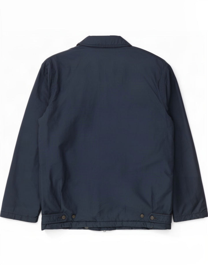 St Michael Chaqueta cortavientos holgada para hombre UK 38 Medium Azul marino Algodón