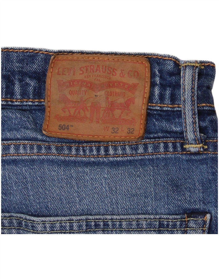 Levi's Hombre 504 Vaqueros Rectos W32 L27 Azul
