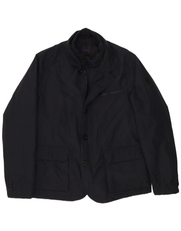 AT.P.CO Chaqueta tipo blazer de 3 botones para hombre UK 44 2XL Poliéster azul marino