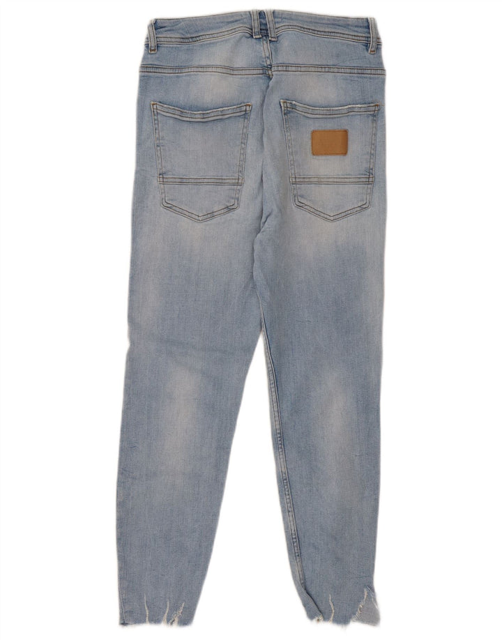 Zara Jeans recortados para hombre EU 42 Large W32 L25 Azul