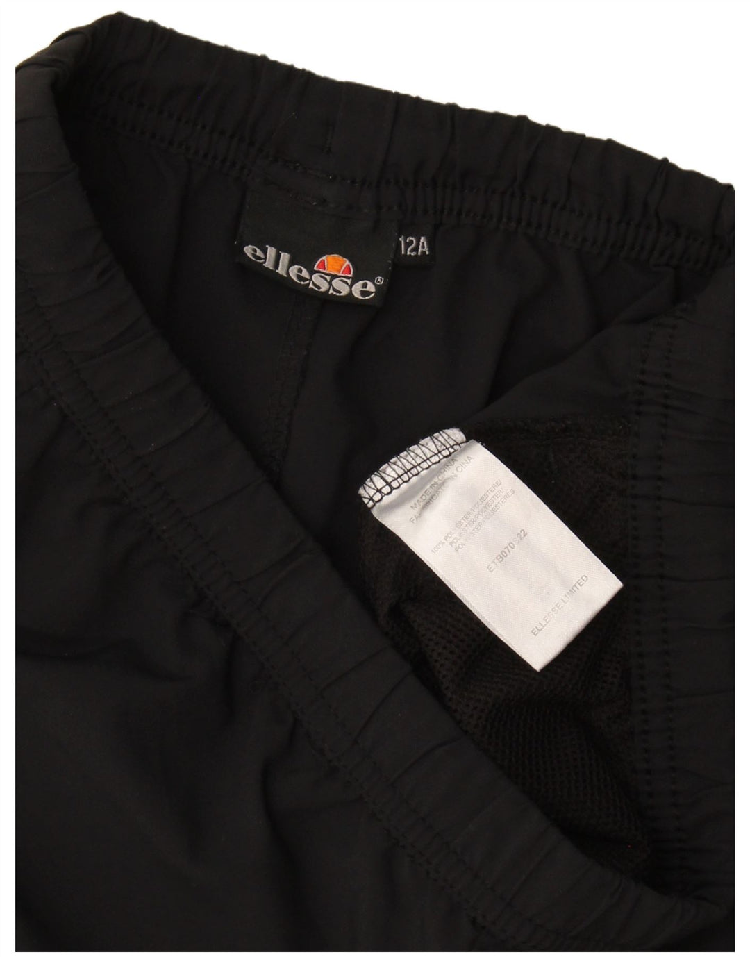 Ellesse Shorts deportivos Niña 11-12 años Negro Poliéster