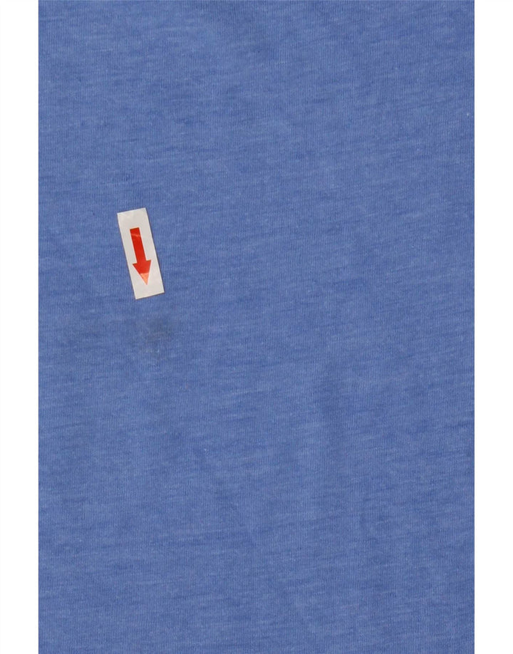 Champion Camiseta Gráfica Para Hombre Top Grande Poliéster Azul