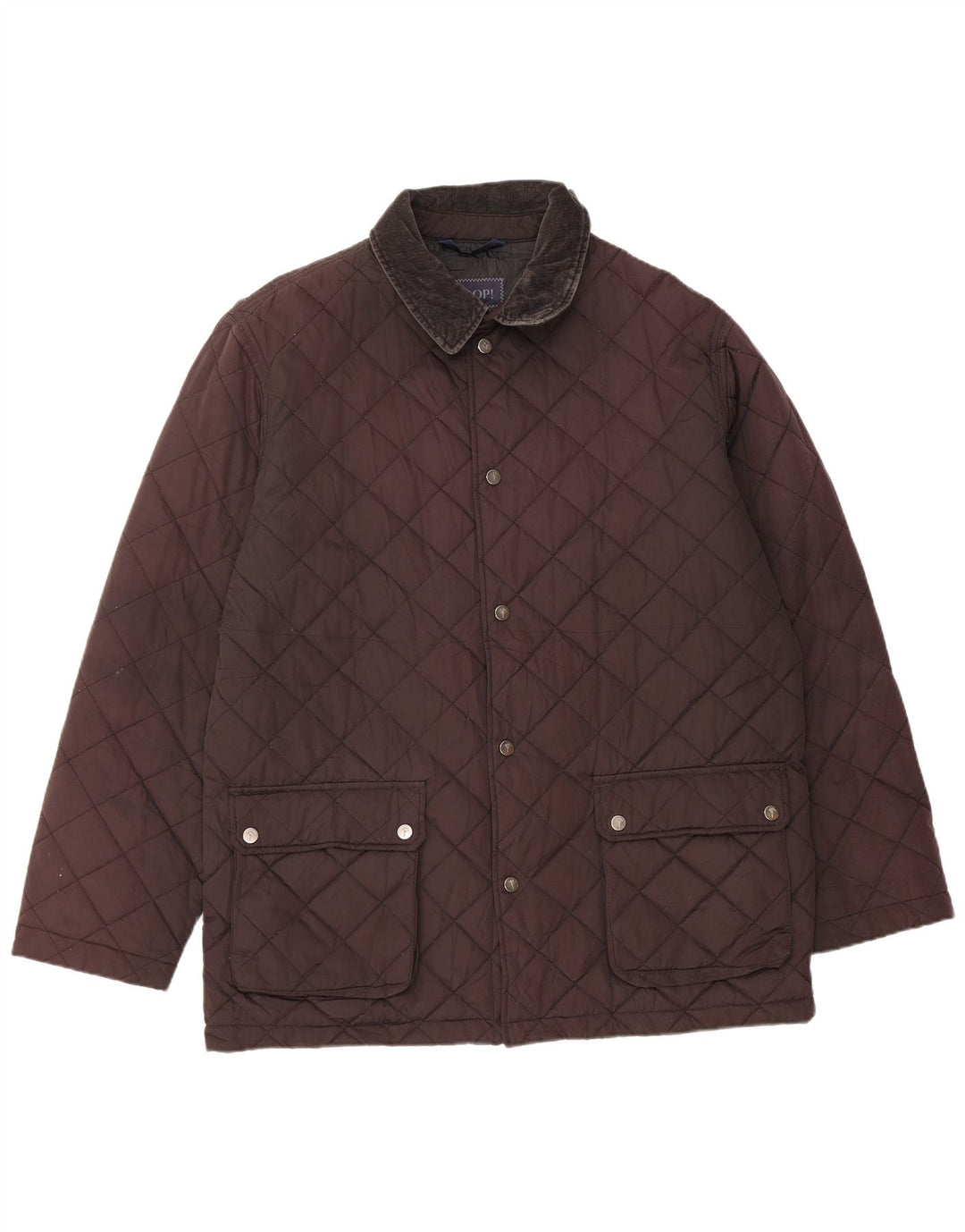 JOOP Chaqueta acolchada para hombre IT 52 XL Marrón Poliéster