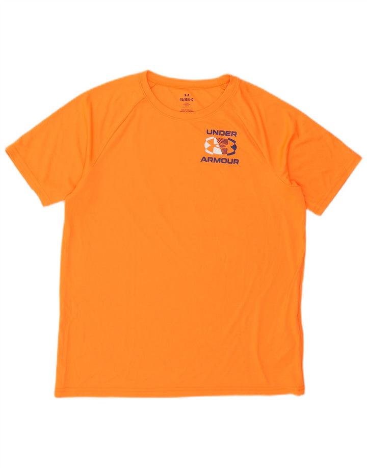 Under Armour Camiseta gráfica para niños 11-12 años Grande Naranja Poliéster