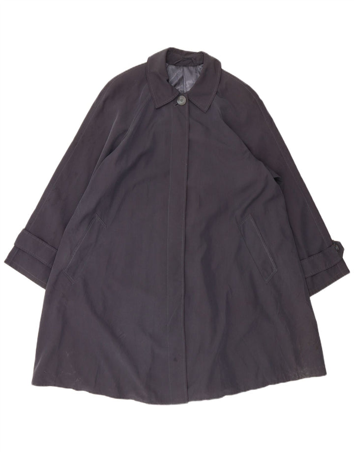 Marks & Spencer Gabardina extragrande para mujer UK 10 Small Azul marino Modal