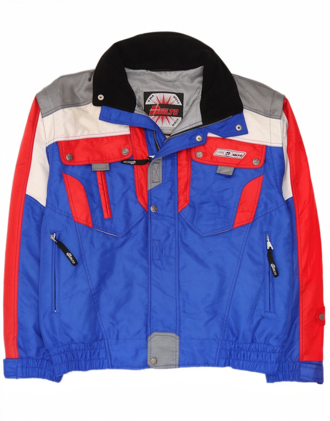 Chaqueta de esquí para hombre Dialto IT 56 3XL Poliéster color block azul