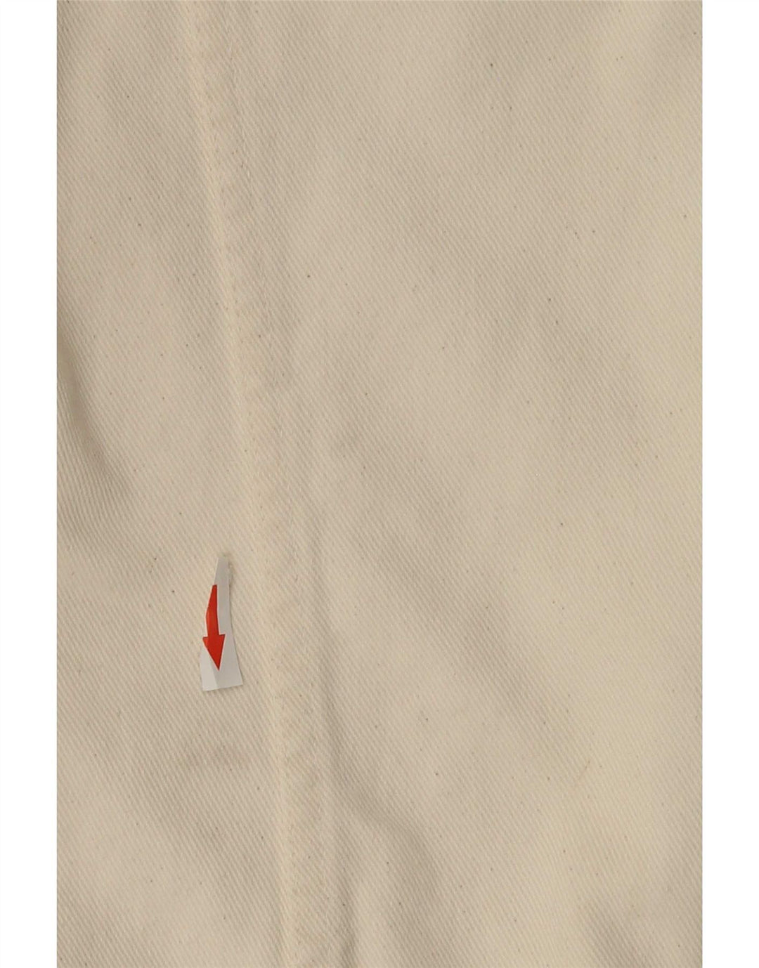 Vintage mujer chaqueta de mezclilla Reino Unido 20 2XL de algodón blanco