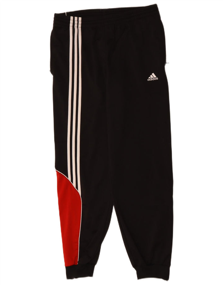Adidas Pantalones de chándal para hombre Joggers UK 40/42 Medium Negro Poliéster