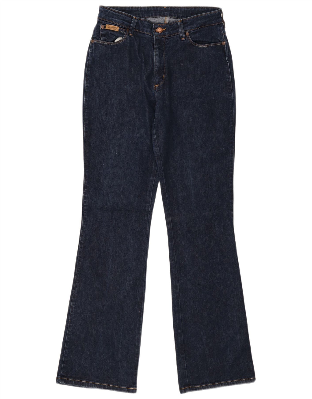 Vaqueros Wrangler Mujer Acampanados W31 L32 Azul Marino Algodón