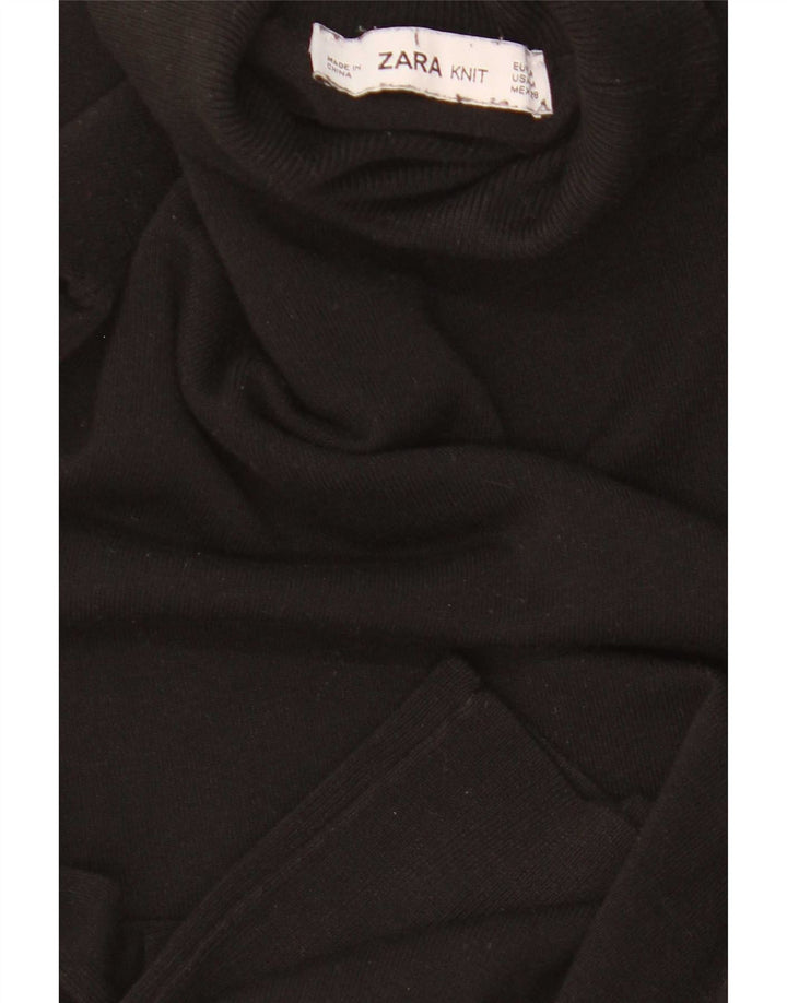 Zara - Jersey con cuello vuelto para mujer, talla 40, talla M, color negro