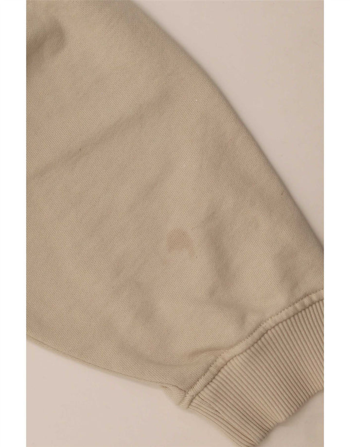 Animal Mujer Oversize Crop Sudadera Jumper UK 10 Small Off White