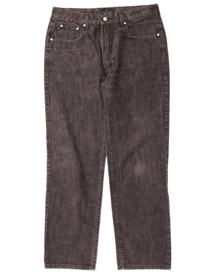 Vaqueros Trussardi Hombre Rectos W36 L32 Gris Algodón