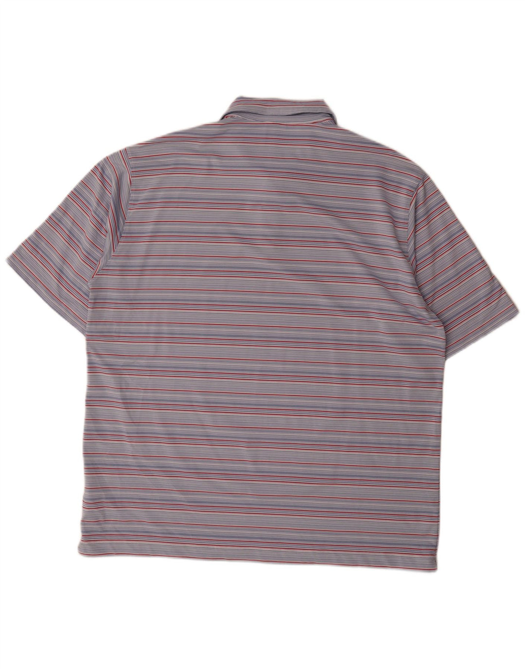 Nike Polo Hombre UK 45/47 XL Poliéster Rayas Azules