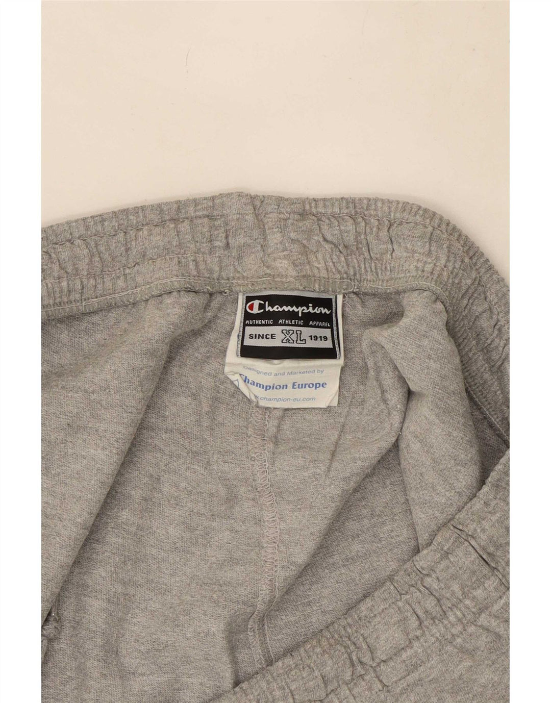 Champion Pantalones cortos deportivos para hombre XL Algodón moteado gris