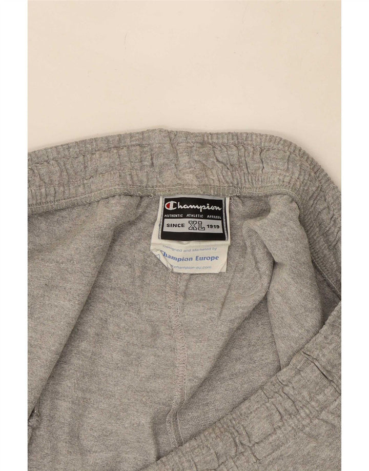 Champion Pantalones cortos deportivos para hombre XL Algodón moteado gris