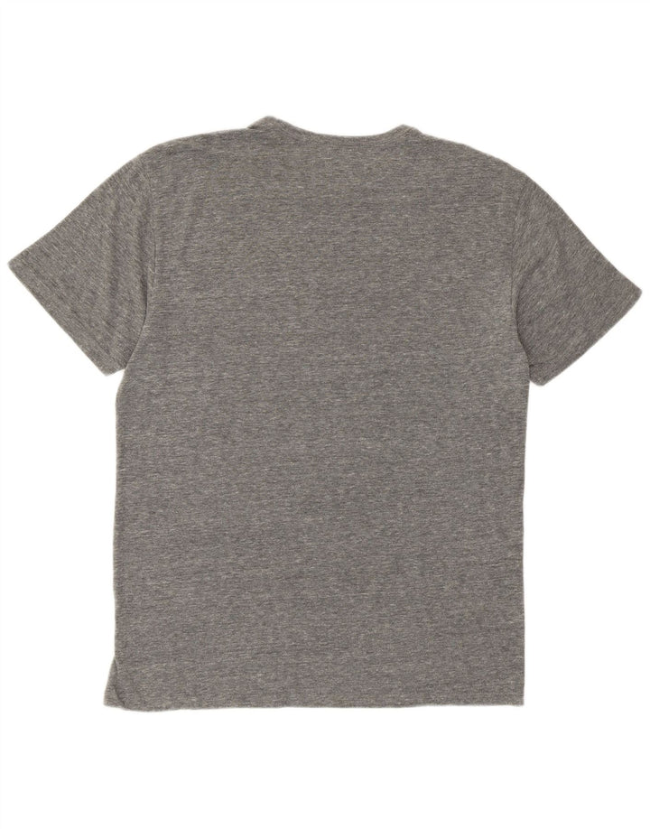 Adidas Mens New York City Graphic Camiseta Top Grande Gris Poliéster