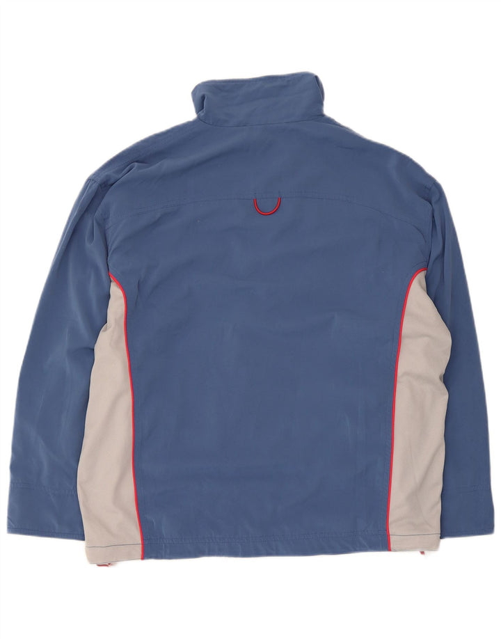 Lotto Hombre Chaqueta De Chándal Superior Poliéster Color Block Azul Medio
