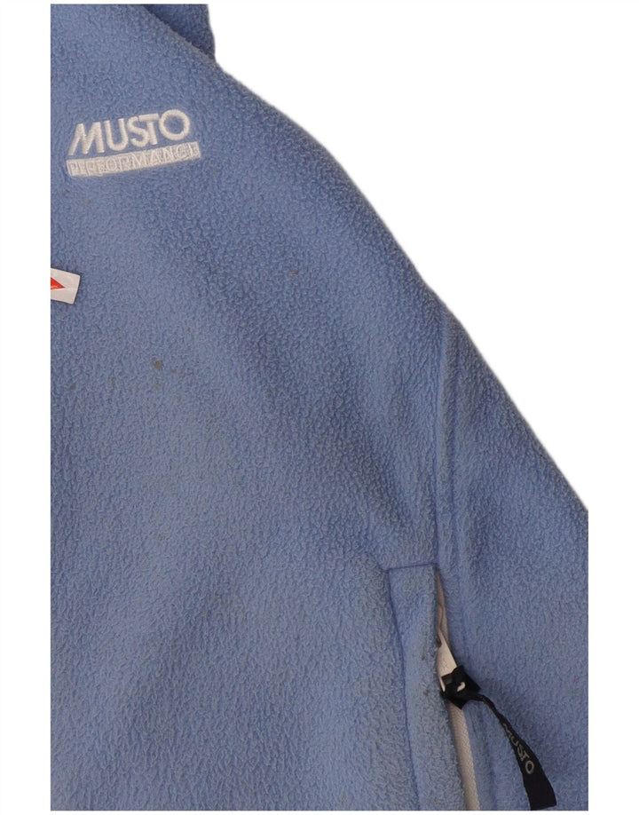 Musto Chaleco polar para niño 11-12 años Azul medio Poliéster color block