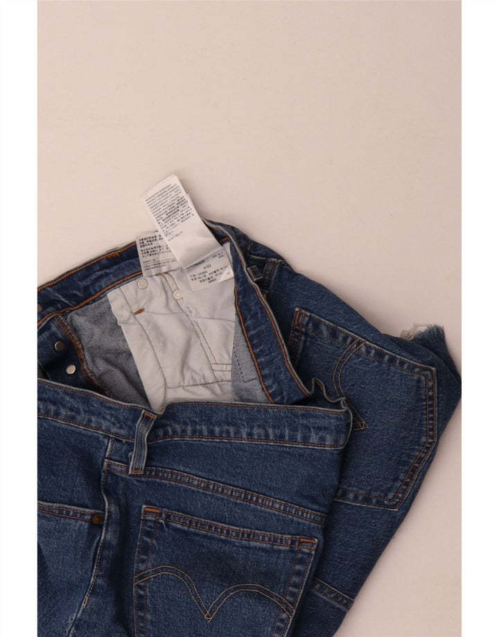 Levi's Mujer 501 Shorts De Mezclilla W32 Grande Algodón Azul