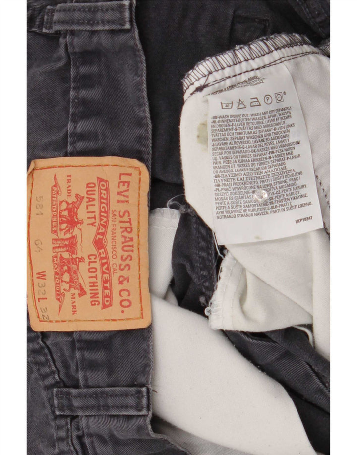 Levi's Jeans rectos 581 para hombre W32 L32 Algodón gris