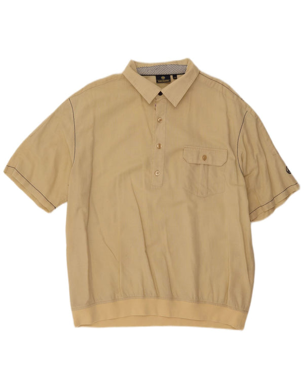 Navigare Polo Hombre 2XL Algodón Amarillo