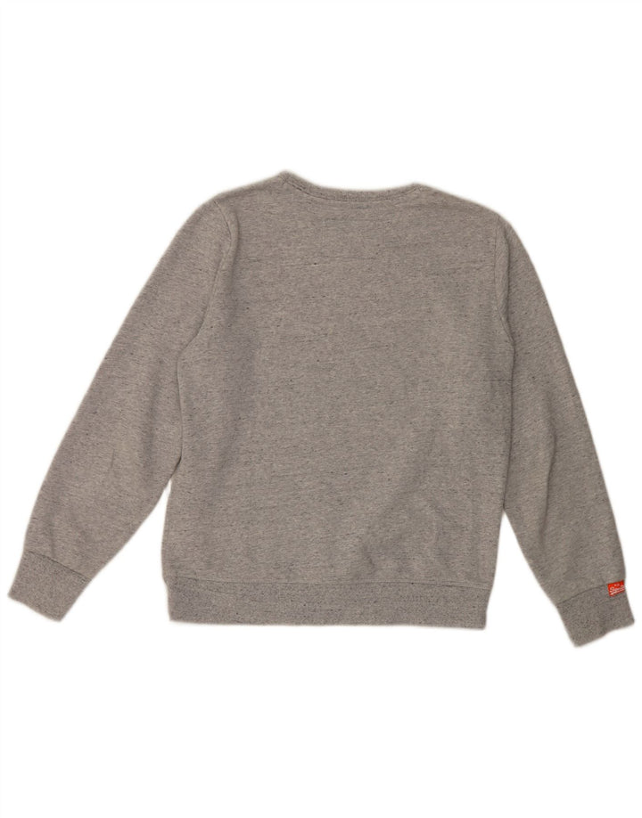 Superdry Hombre Sudadera Jumper XL Gris Algodón