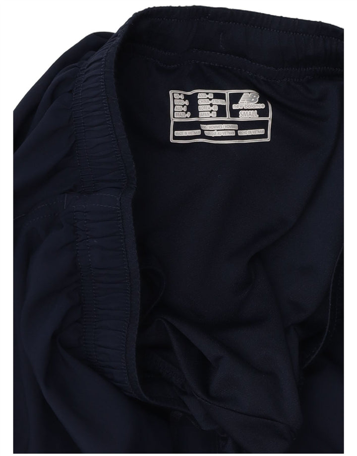 New Balance Mens Sport Shorts Small Azul Marino Poliéster