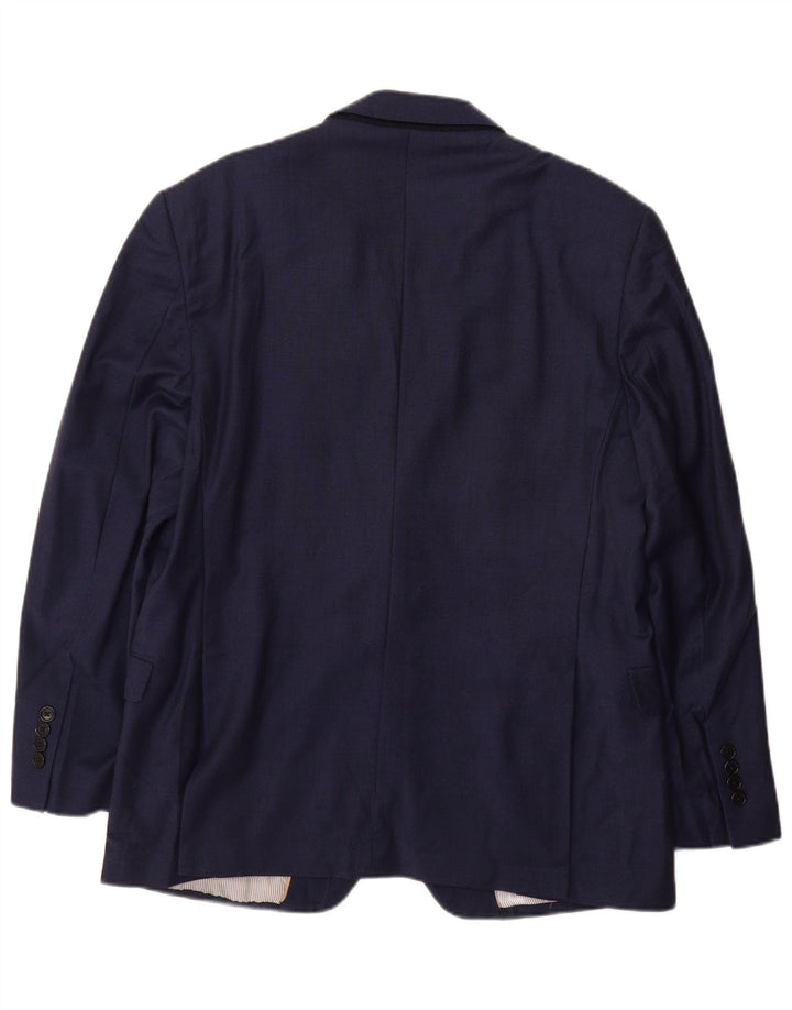 Brooks Brothers Chaqueta tipo blazer para hombre Regent Fit UK 44 2XL Lana azul marino