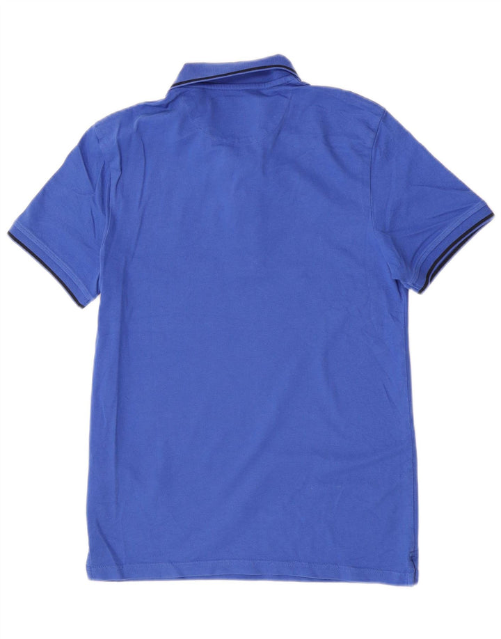 Lyle & Scott Polo para hombre pequeño de algodón azul