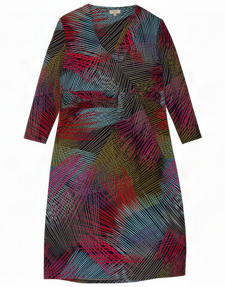 CC Vestido tubo con estampado abstracto para mujer ES 44 Medio Multicolor