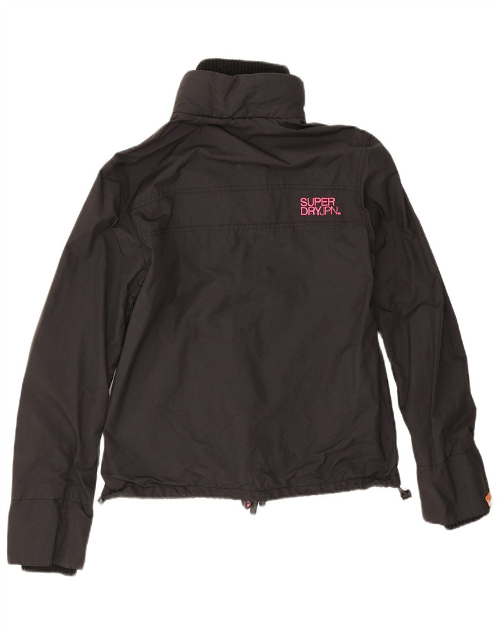 Superdry Chaqueta Bomber para Mujer UK 46 Grande Nylon Negro