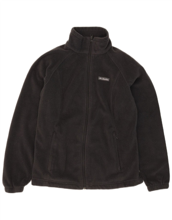 COLUMBIA Chaqueta polar para mujer UK 46 Grande Poliéster negro