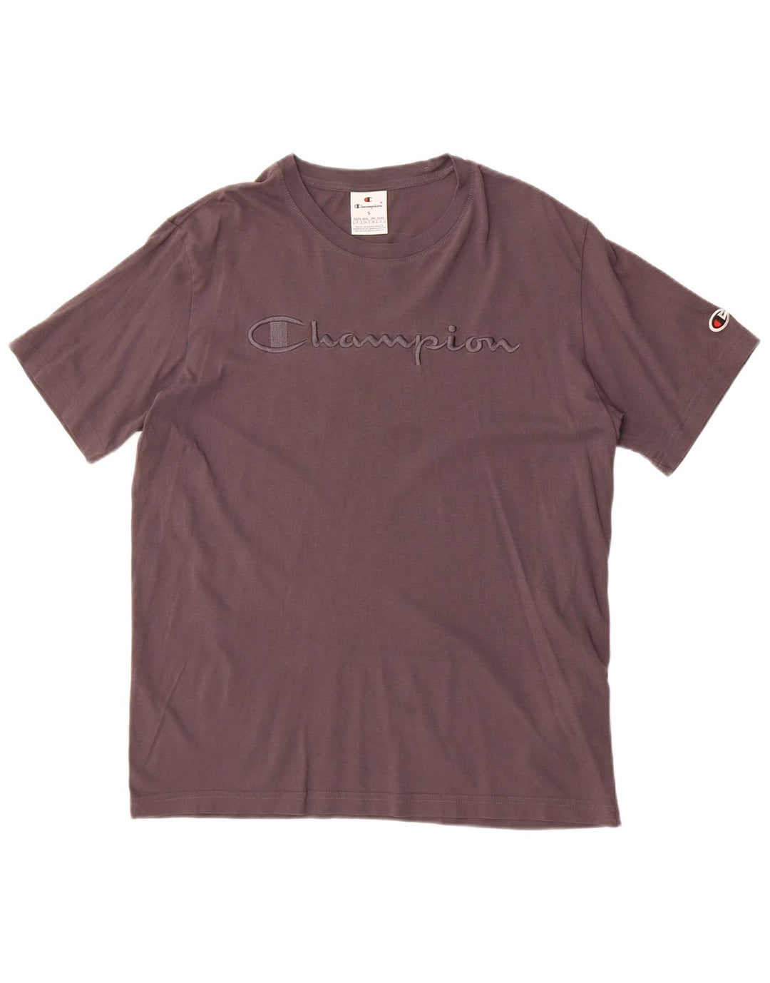 Champion Camiseta Gráfica para Hombre Top Small Gris Algodón
