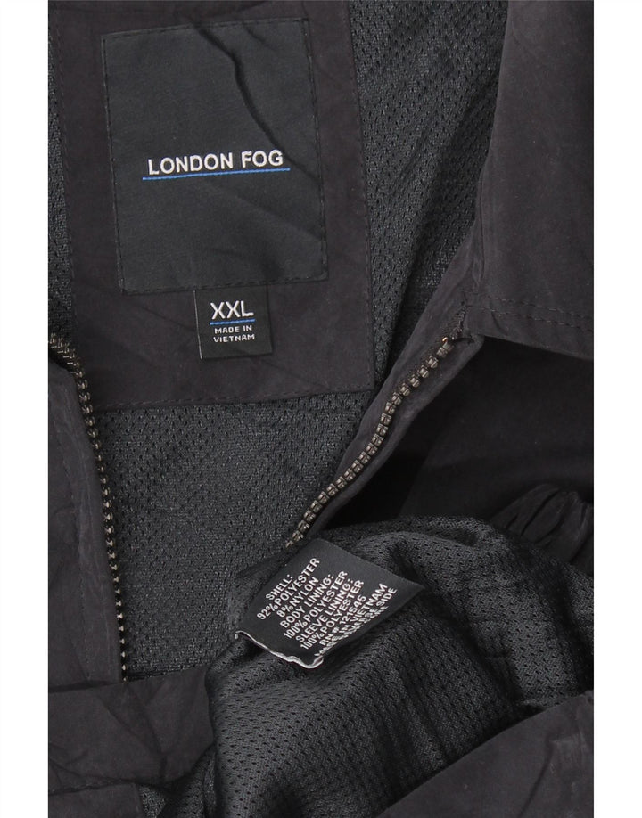 LONDON FOG Chaqueta Bomber para Hombre UK 44 2XL Azul Marino Poliéster