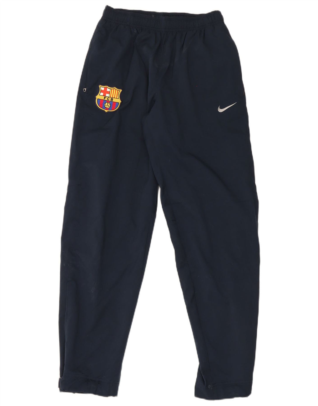 Nike FCB - Pantalón de chándal para hombre, talla pequeña, poliéster, color azul marino