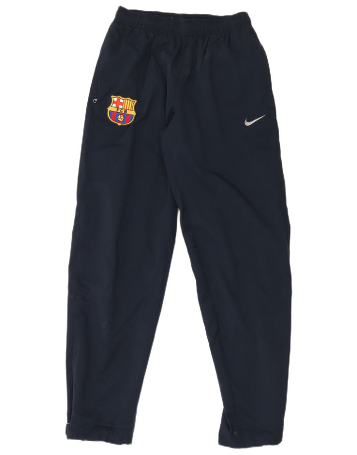 Nike FCB - Pantalón de chándal para hombre, talla pequeña, poliéster, color azul marino