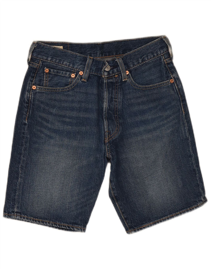 LEVI'S Mens 501 Denim Shorts W29 Medium Blue Cotton