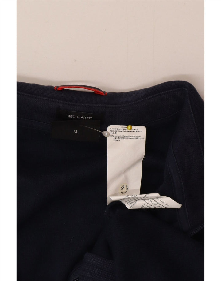 Hugo Boss Chaqueta superior de chándal de ajuste regular para hombre Algodón azul marino mediano