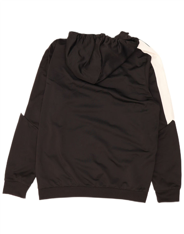 Puma Sudadera con capucha y cremallera para hombre XL Poliéster color block negro