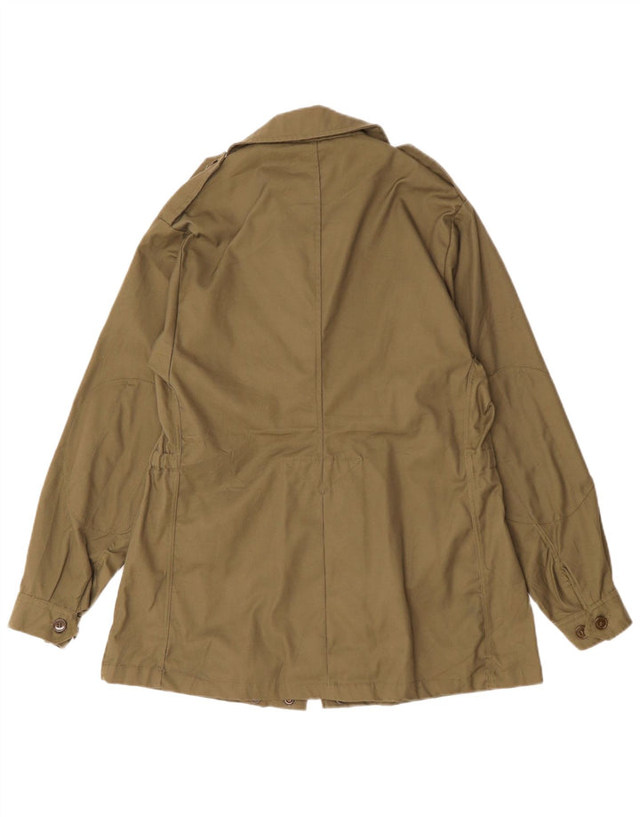 Vintage hombres chaqueta militar Reino Unido 36 pequeño caqui