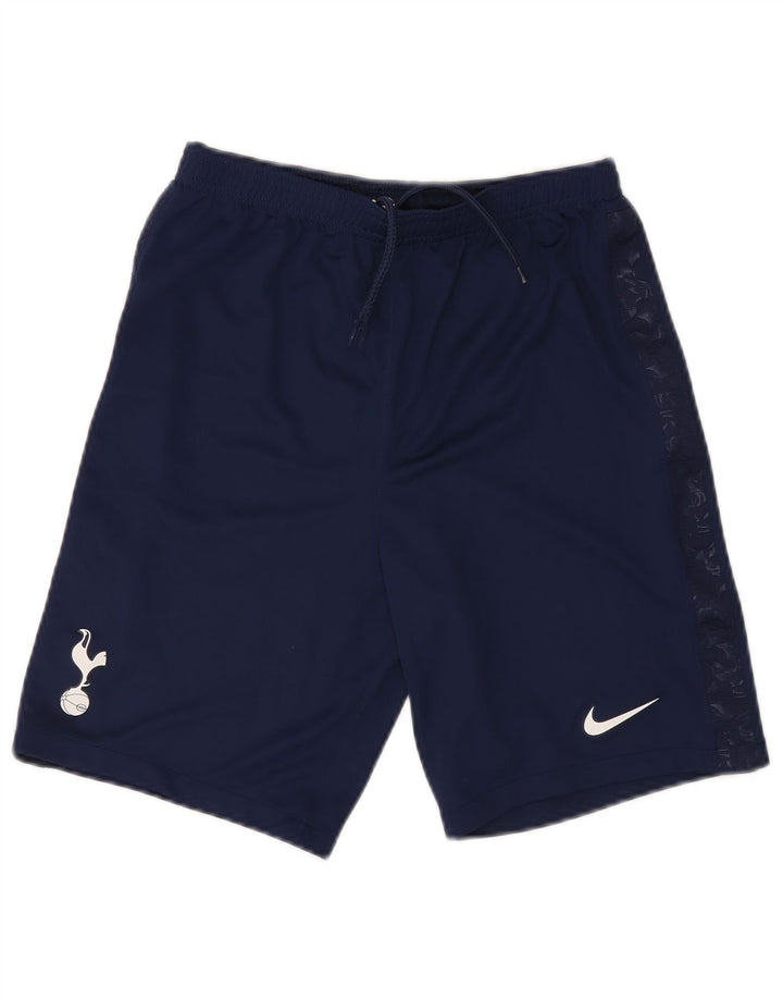 NIKE Pantalones cortos deportivos Dri Fit para niños 13-14 años XL Azul marino Poliéster