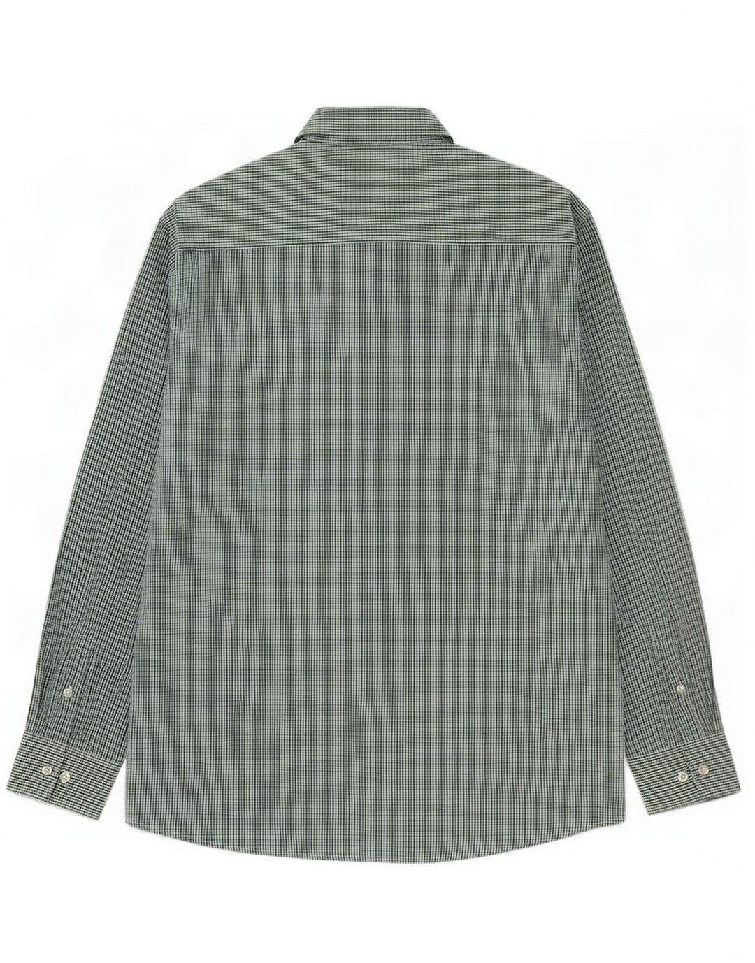 Pierre Cardin Camisa Regular Fit Hombre XL Poliéster Vichy Verde