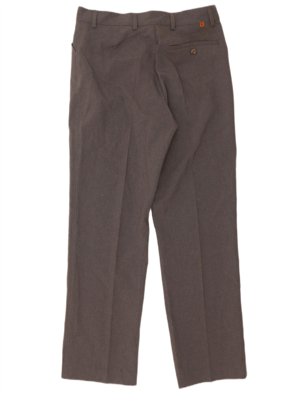 Farah Pantalones Casuales Rectos Para Hombre W32 L31 Poliéster Gris