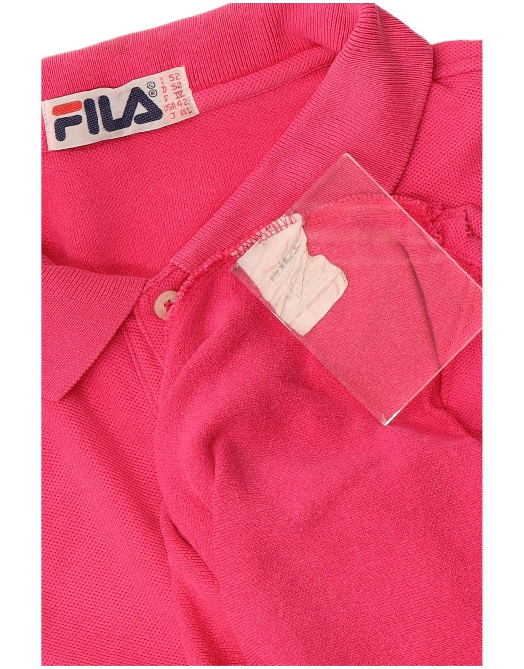 Fila Polo Hombre IT 52 Grande Algodón Rosa
