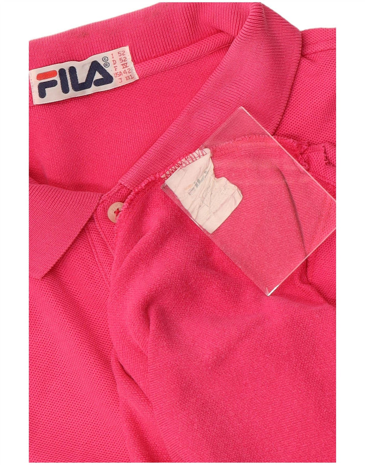 Fila Polo Hombre IT 52 Grande Algodón Rosa
