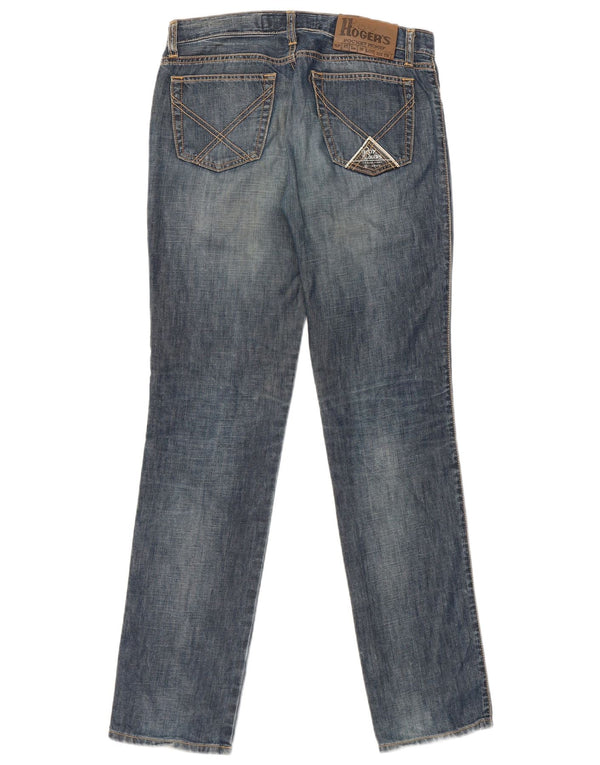 Roy Rogers Vaqueros ajustados para mujer W27 L32 Algodón azul