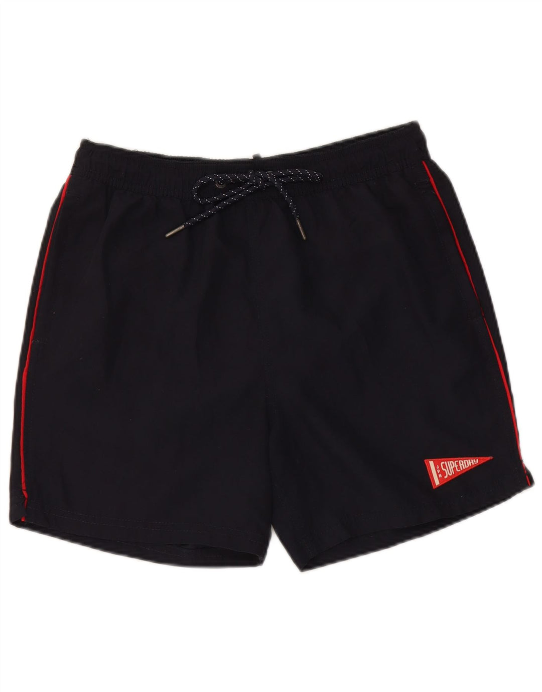Superdry Shorts deportivos para hombre Poliéster azul marino mediano